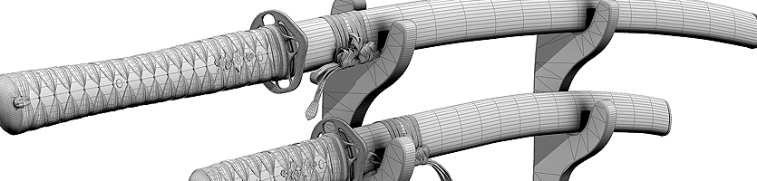 Katanas – 3D-Modell